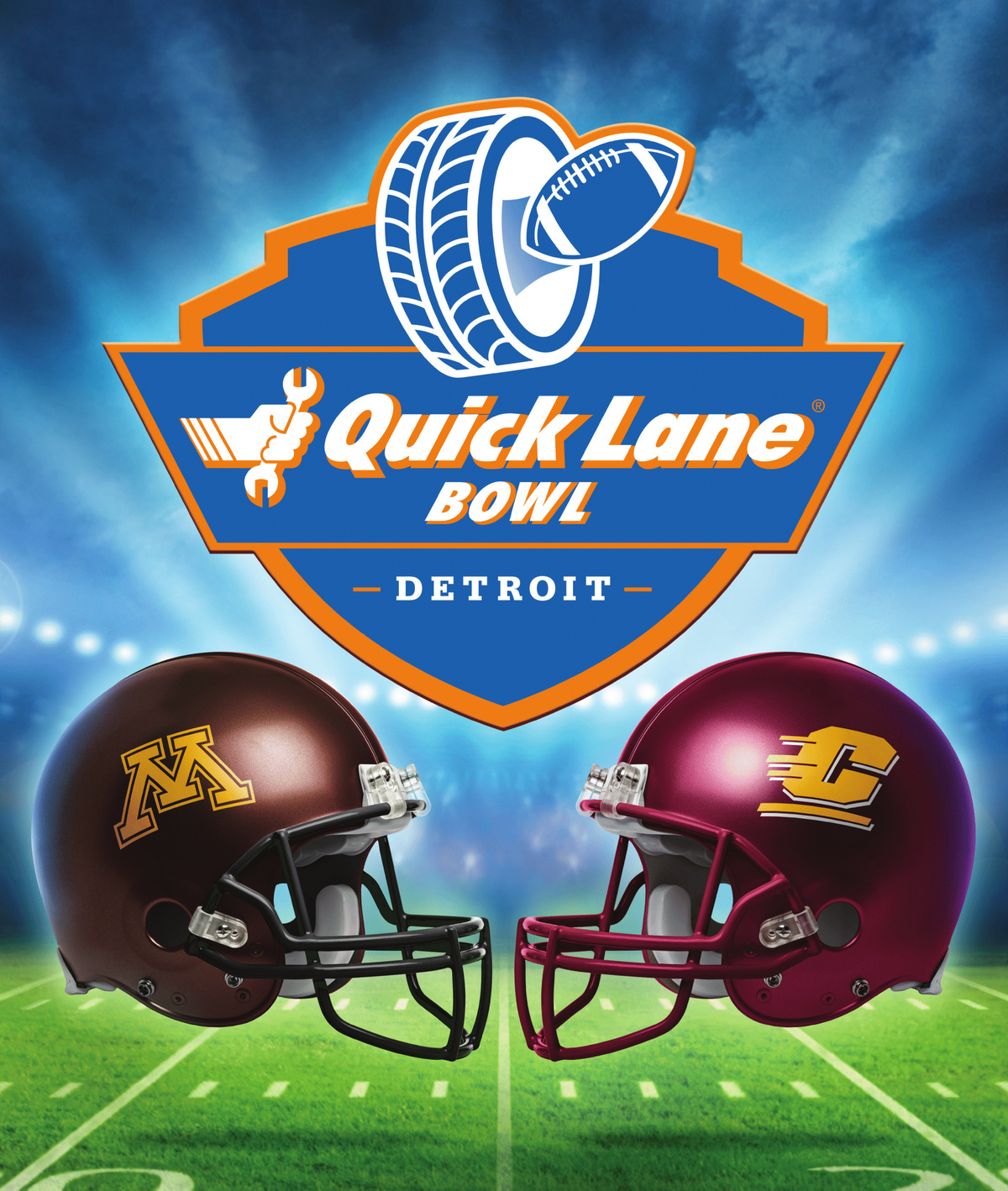 Minnesota and Central Michigan to play in 2015 Quick Lane Bowl © Ford Motor Company