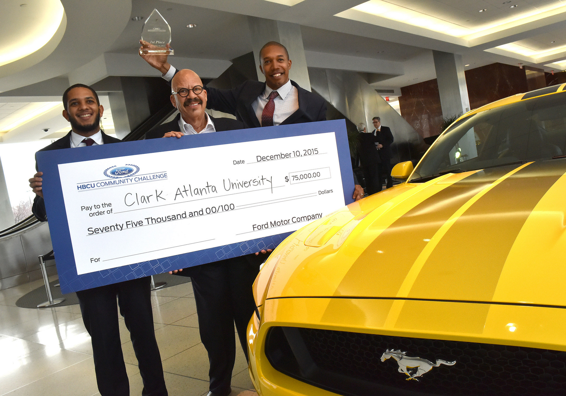 Clark Atlanta University students awarded $75,000 as winners of third annual Ford HBCU Community Challenge © Ford Motor Company