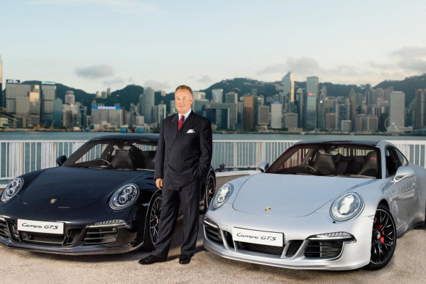 Hans Michael Jebsen, chairman of Jebsen & Co. Ltd, Skyline Hong Kong © Dr. Ing. h.c. F. Porsche AG