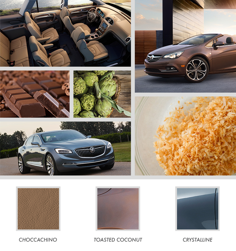 Designers cook up new colors and interiors in the studio © General Motors Company