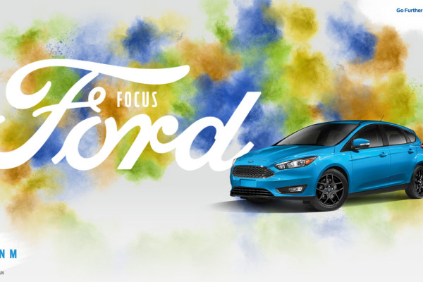 As part of the company’s new By Design car advertising campaign, Ford is encouraging consumers to design artwork for digital billboards that will go up in major cities across the country, from Times Square to the San Francisco Bay Bridge © Ford Motor Company