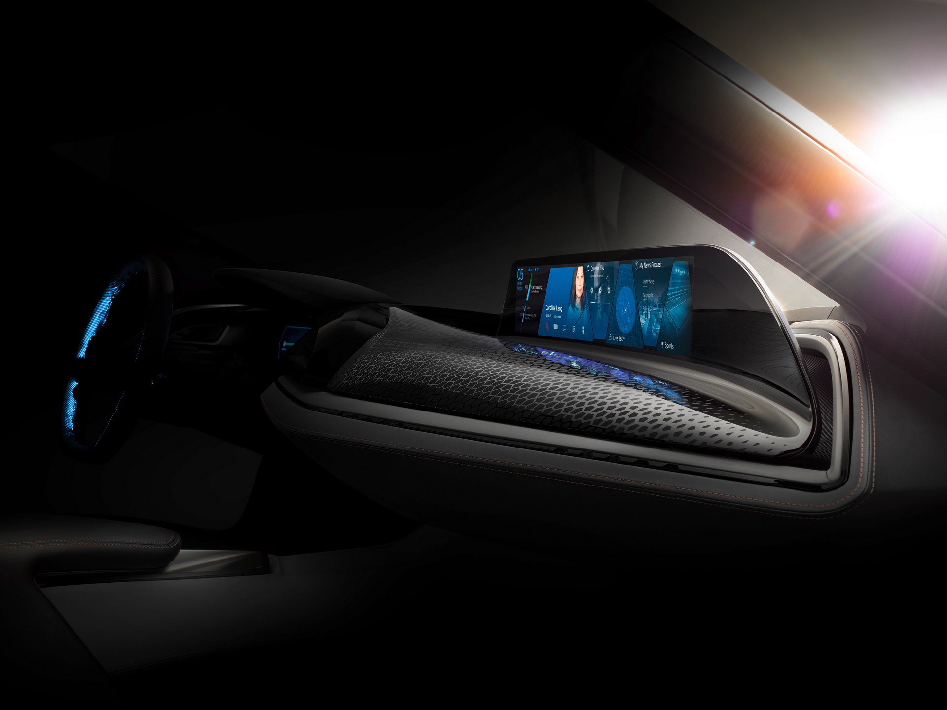 CES 2016, Vision Car Interior and User-Interface of the future © BMW AG