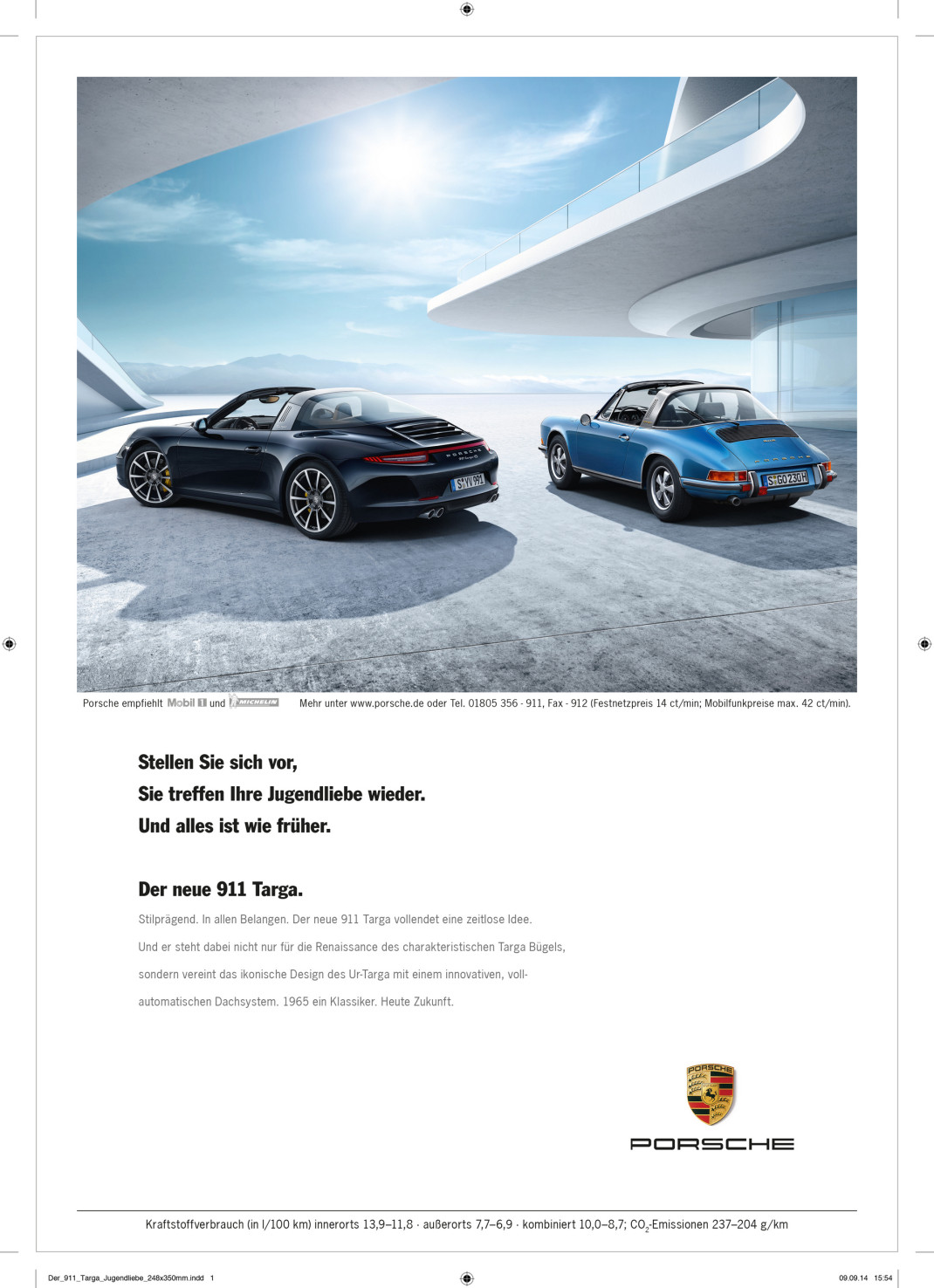 Porsche ad © Dr. Ing. h.c. F. Porsche AG