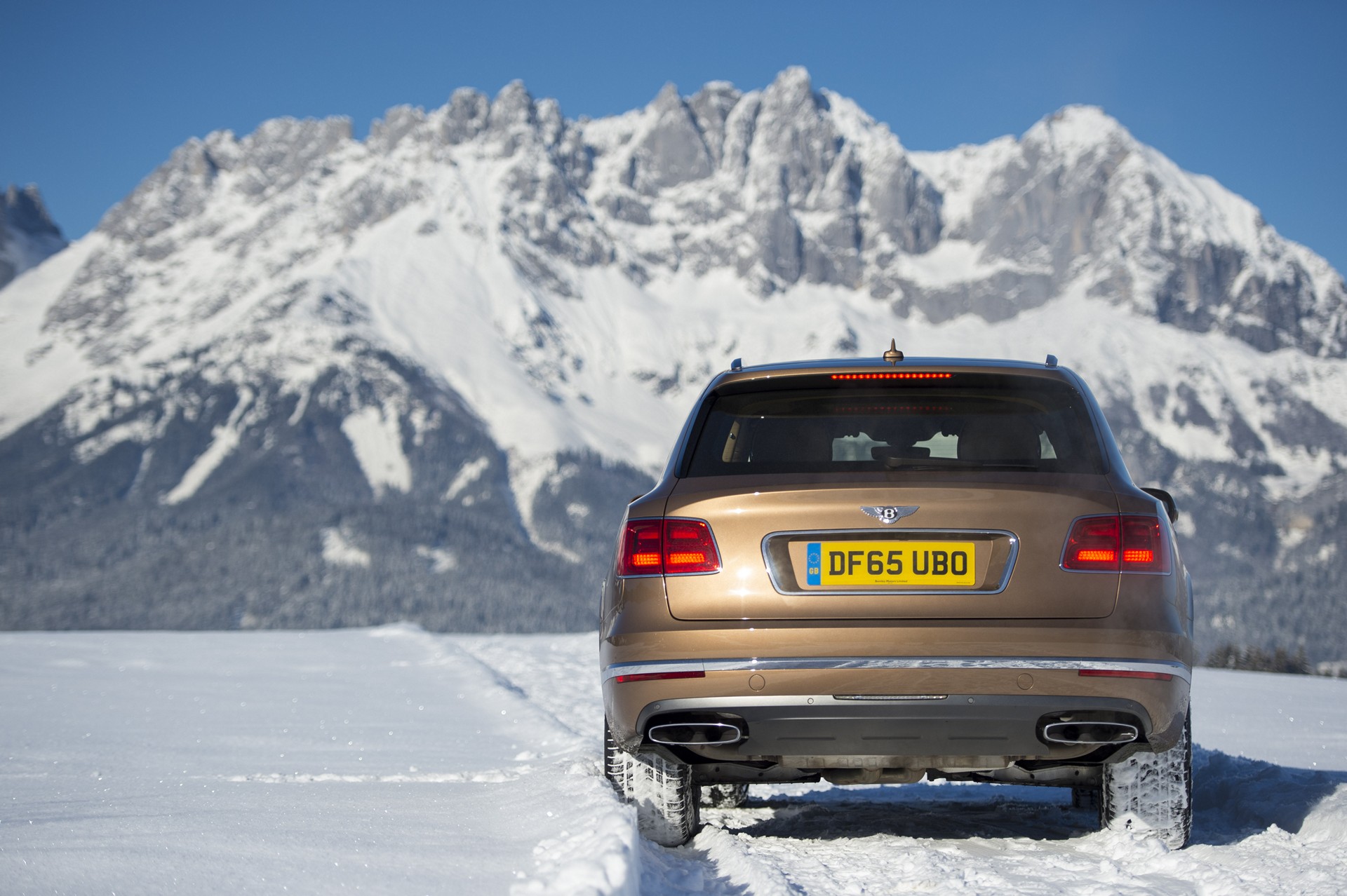 Bentley Bentayga makes Alpine debut in Kitzbühel © Volkswagen AG