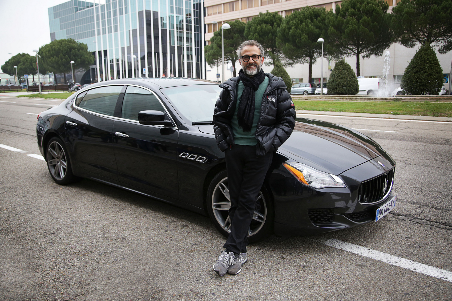 Massimo Bottura & 2016 Maserati Quattroporte © Fiat Chrysler Automobiles N.V.