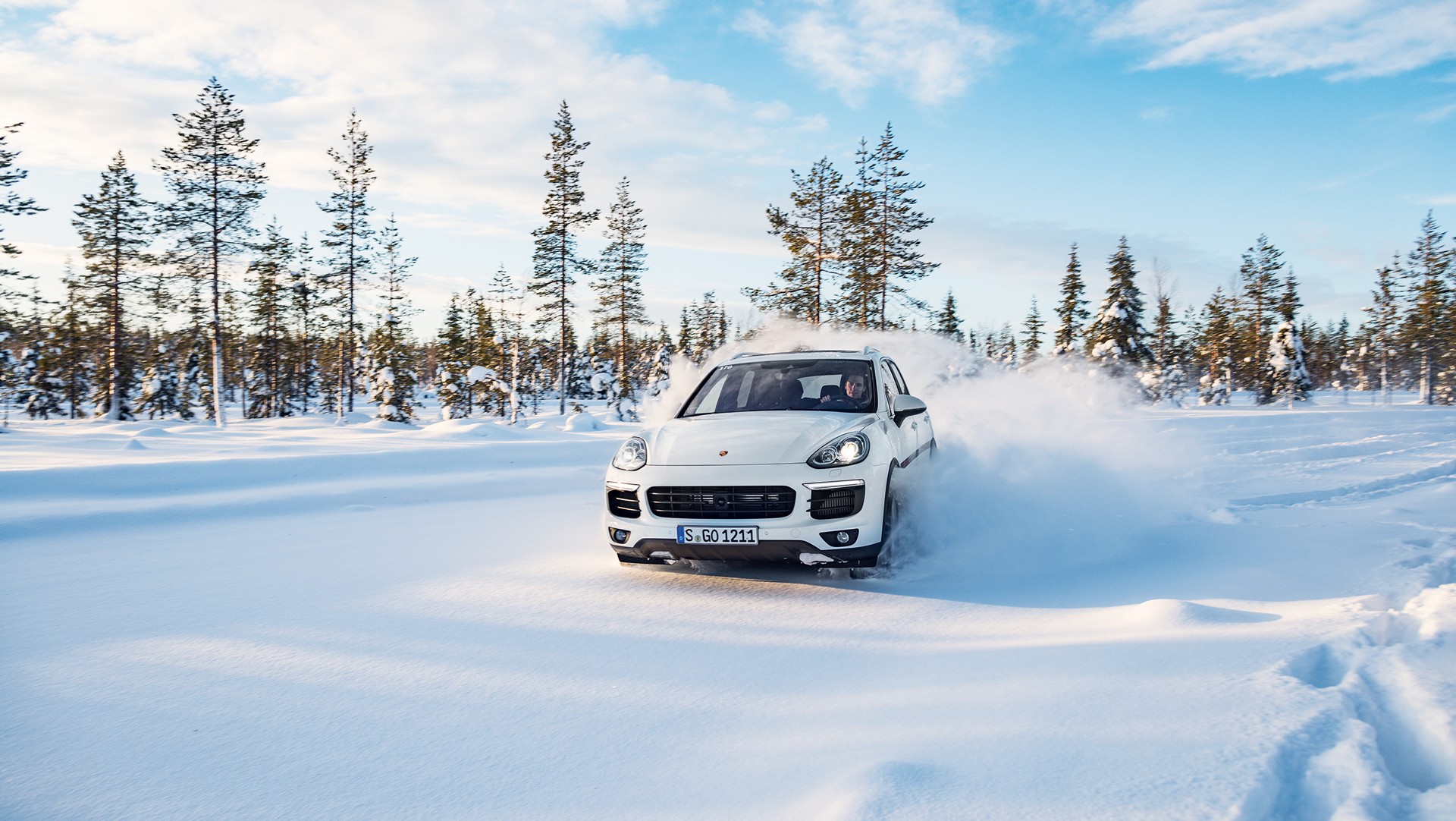 Cayenne S, Porsche Driving Experience Winter, Levi, Finland © Dr. Ing. h.c. F. Porsche AG