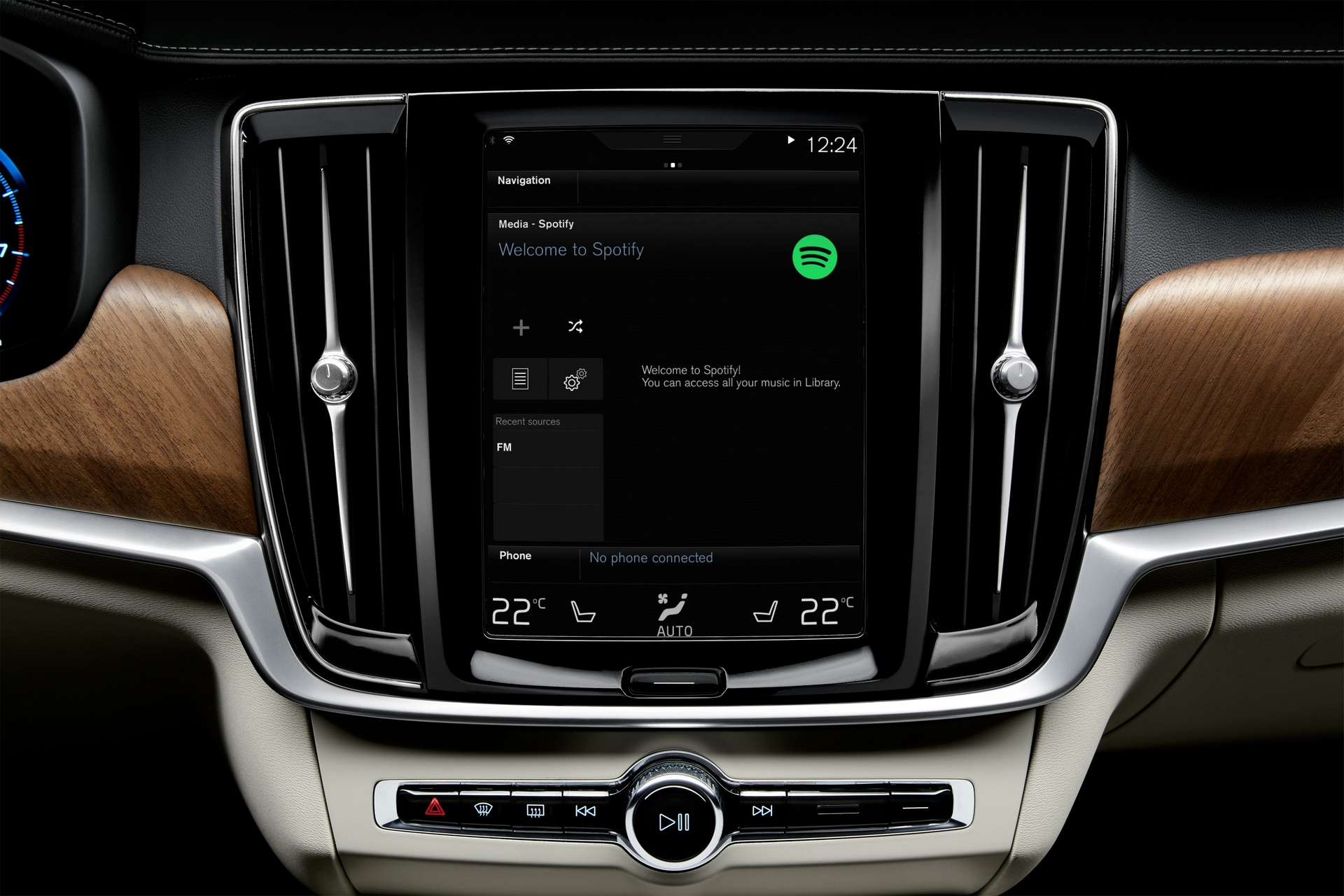 Volvo integrated Spotify app © Zhejiang Geely Holding Group Co., Ltd