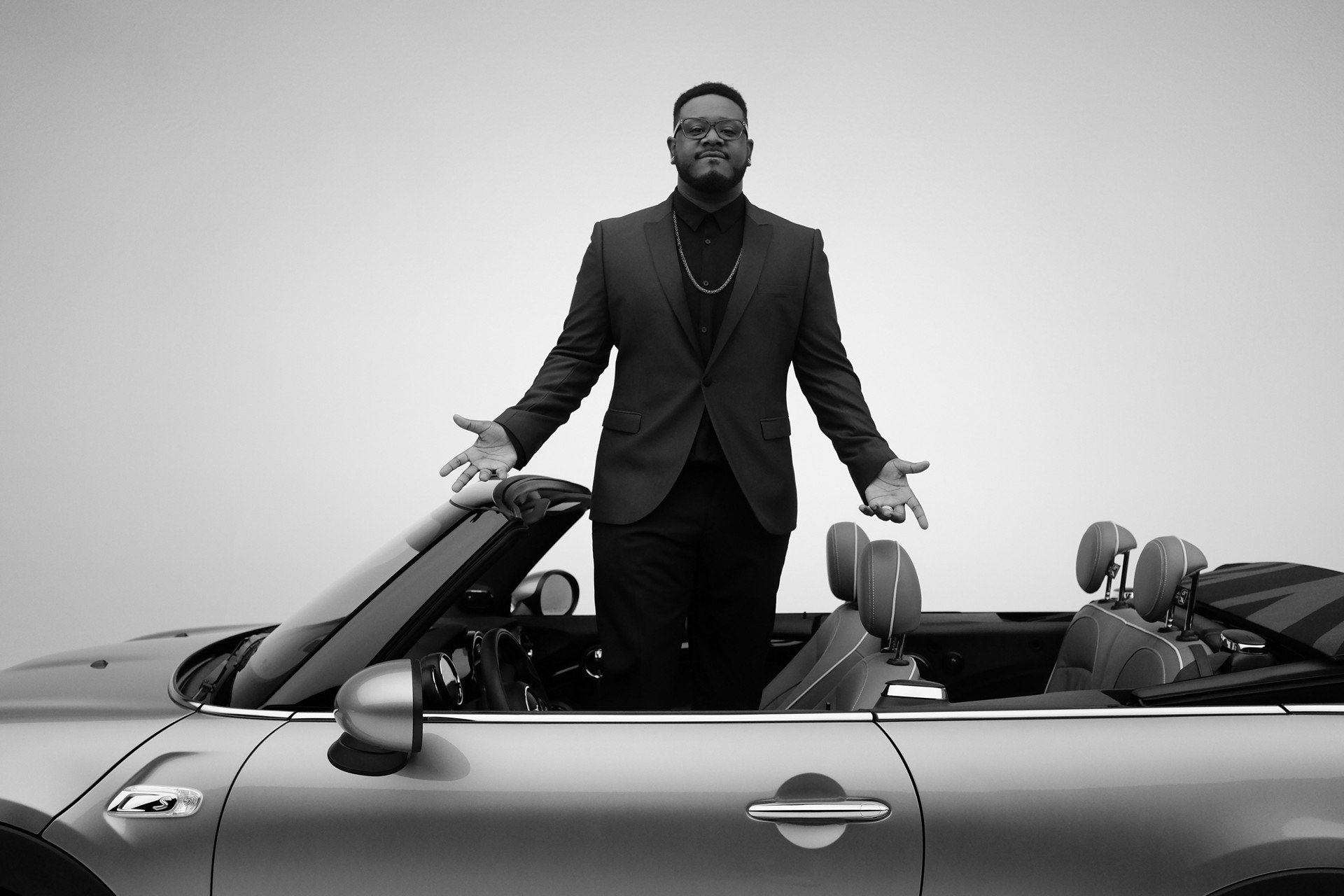 T-Pain behind the scenes of the big game commercial shoot © BMW AG