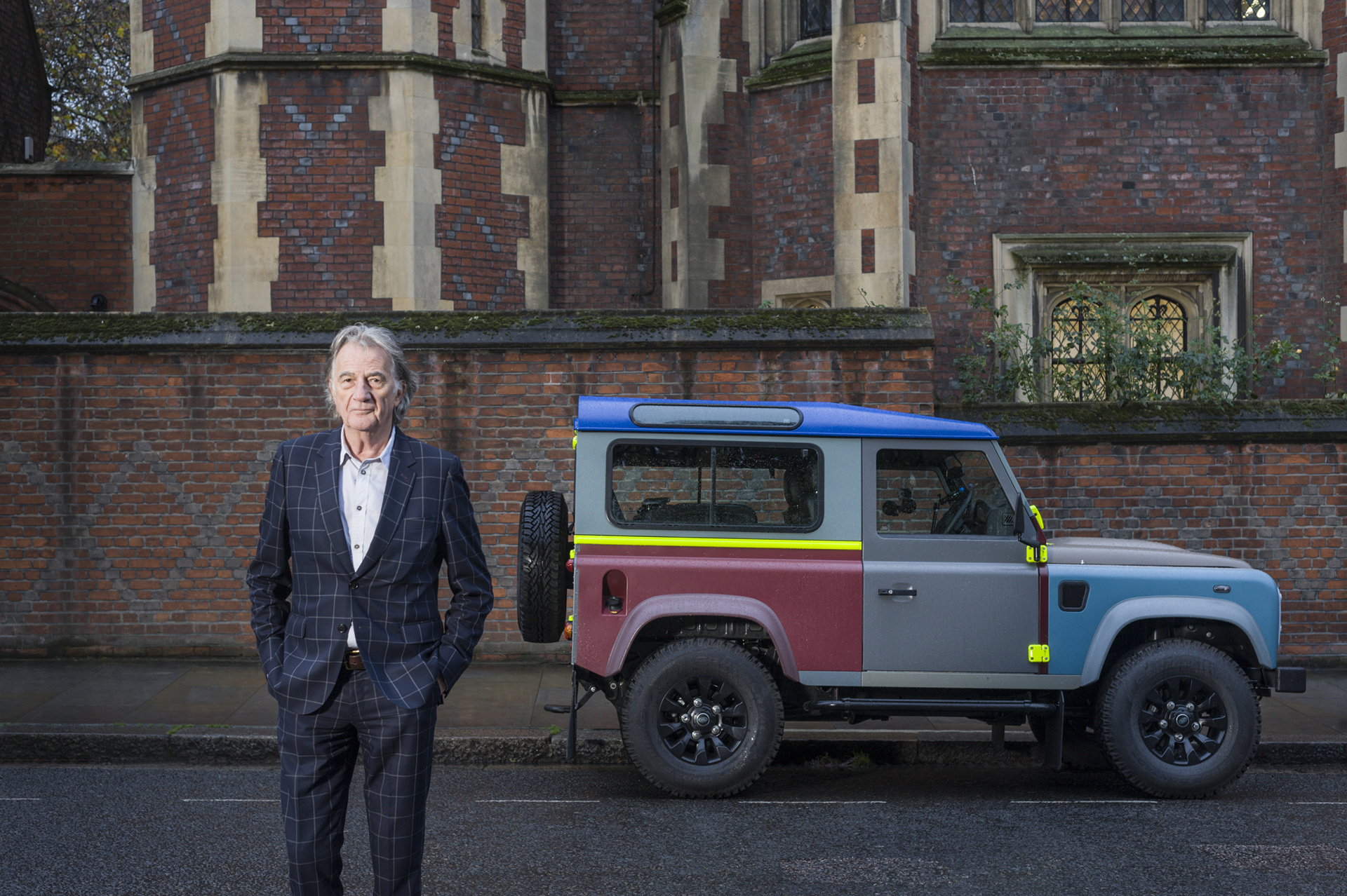 To coincide with London Fashion Week 2016, Land Rover has released a film of its collaboration with British designer, Sir Paul Smith, to create a bespoke Defender © Tata Group
