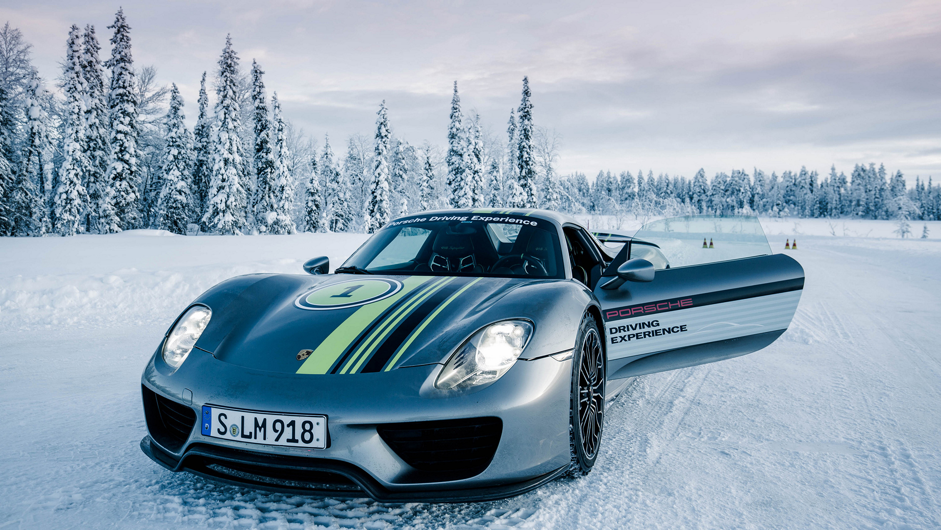 918 Spyder, Porsche Driving Experience Winter, Levi, Finland © Dr. Ing. h.c. F. Porsche AG 