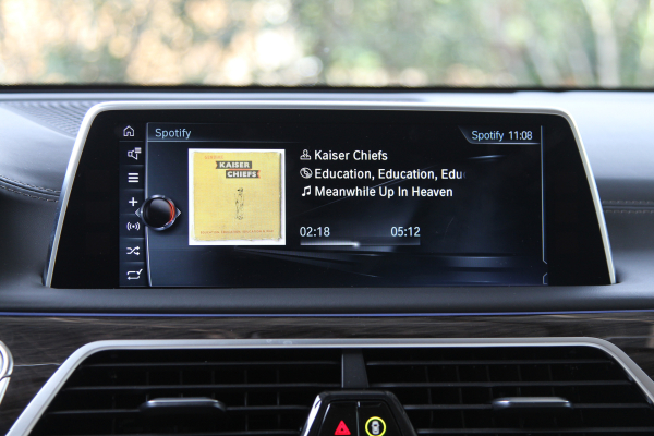 Spotify Integration for Android in the new BMW 7 Series © BMW AG