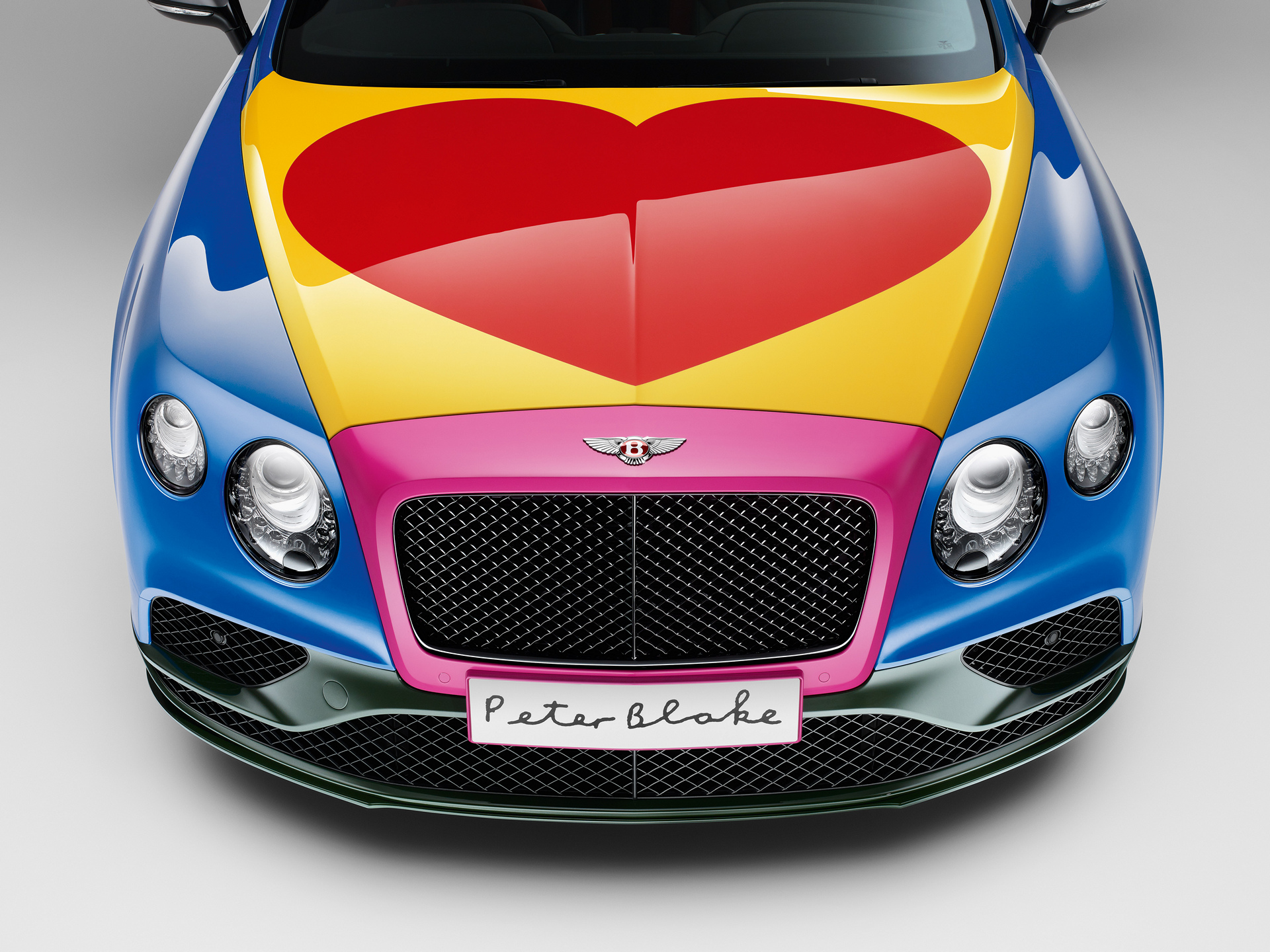 Sir Peter Blake Pop Art Bentley Set to Raise Thousands for Charity © Volkswagen AG