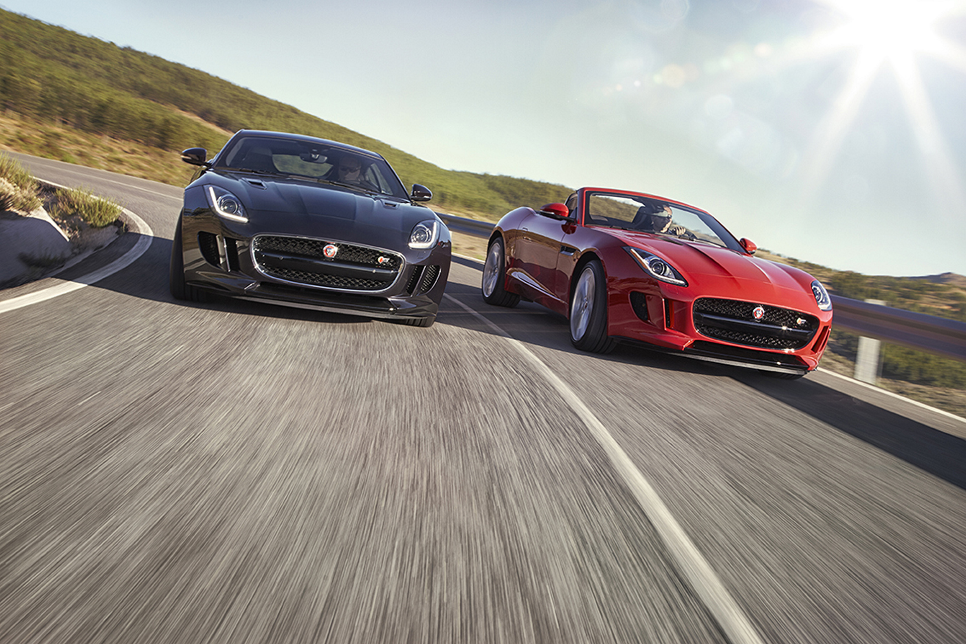 2016 Jaguar F-TYPE AWD S and the F-TYPE Manual S © Tata Group 