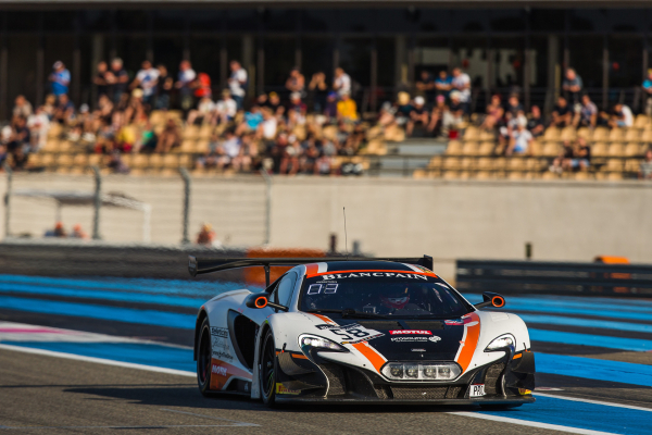 Factory driver Rob Bell takes Blancpain GT points lead after Paul Ricard Victory © McLaren Automotive