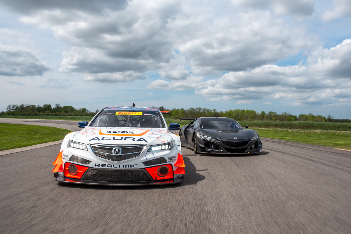 The Acura NSX GT3 race car will make its public test debut on July 28 during Pirelli World Challenge practice, building on momentum from TLX GT program © Honda Motor Co., Ltd.