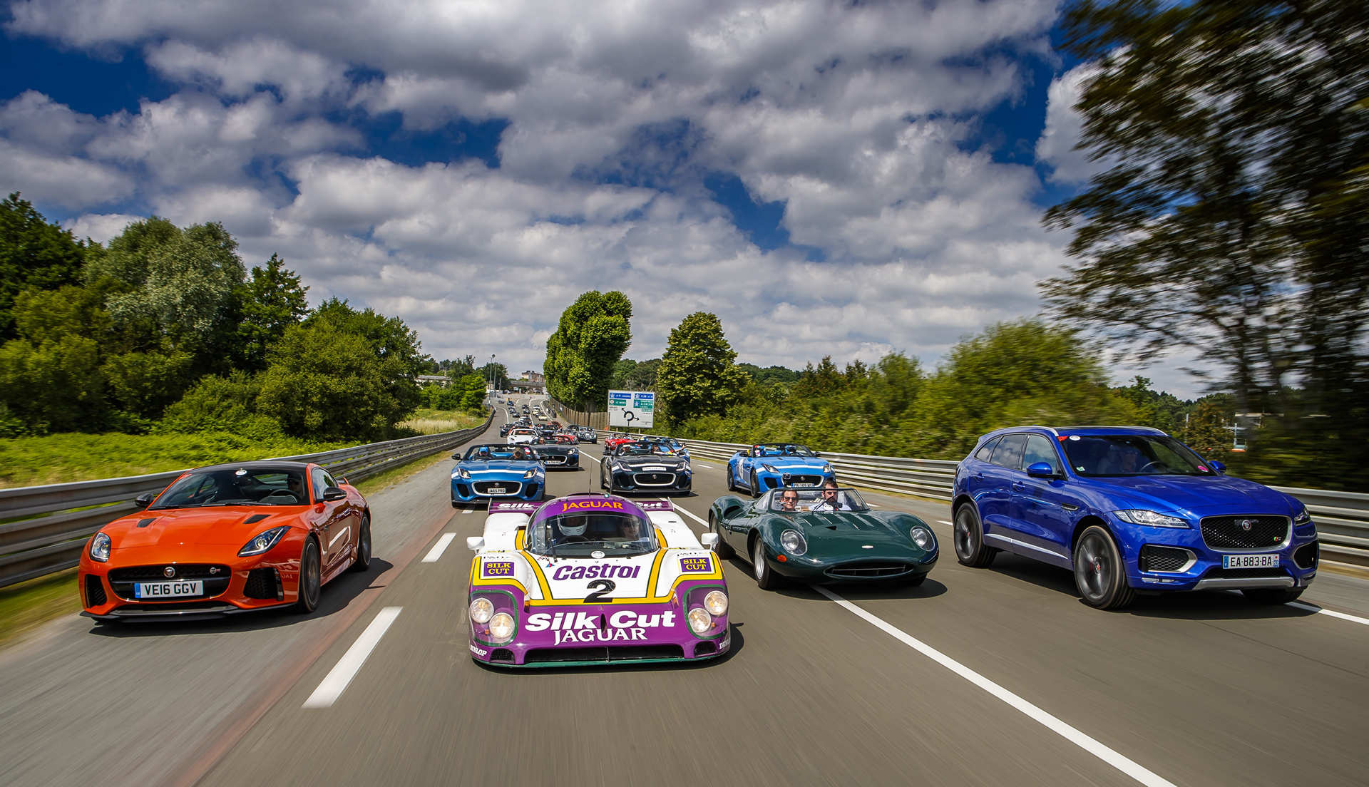 Jaguar's Past and Present Unleashed at Le Mans Classic © Tata Group