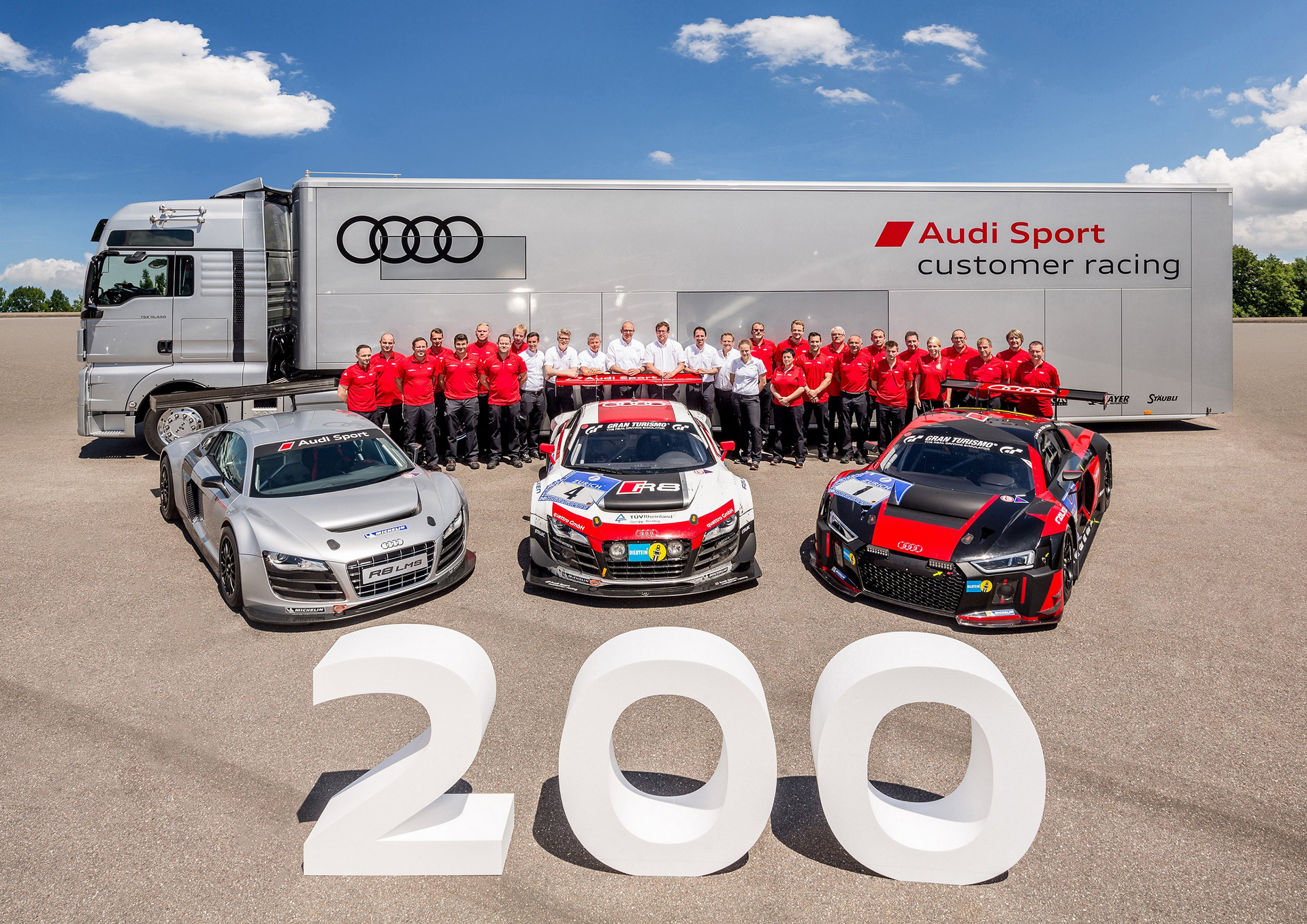 Audi Produces 200th R8 LMS © Volkswagen AG