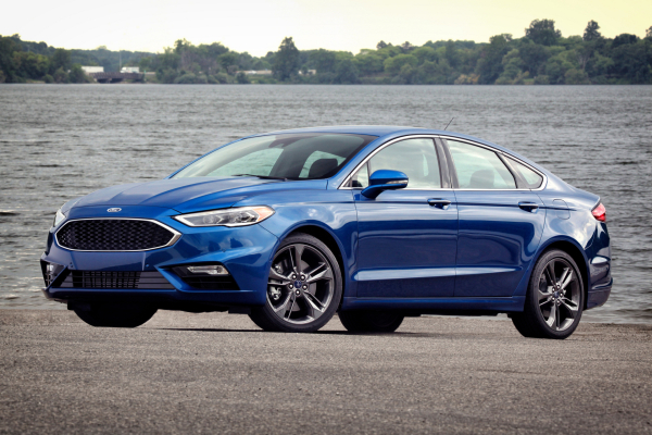 2017 Ford Fusion Sport Profile View © Ford Motor Company