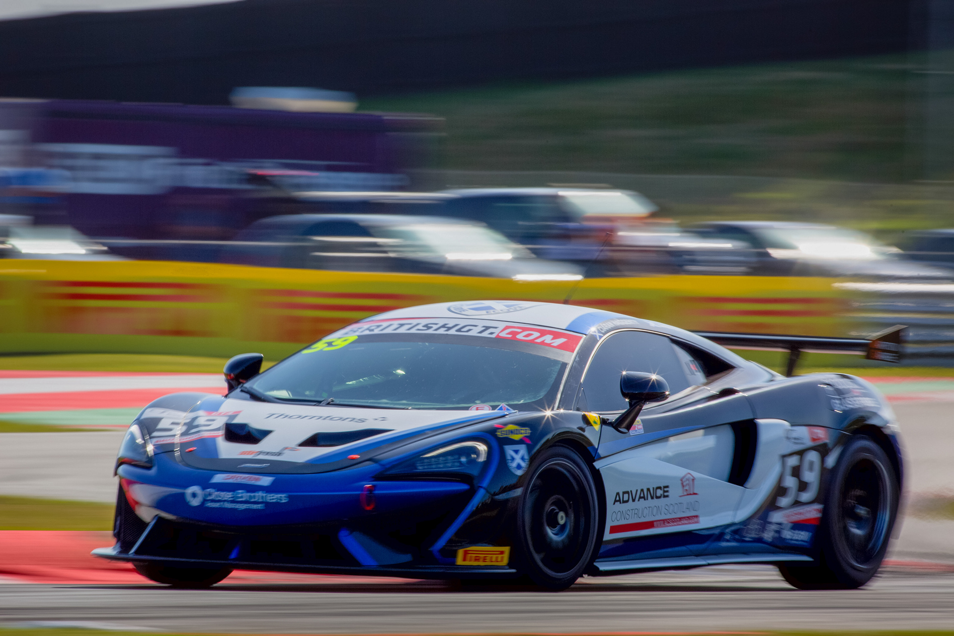 McLaren 570S GT4 development season reaches new high with maiden win at Snetterton © McLaren Automotive