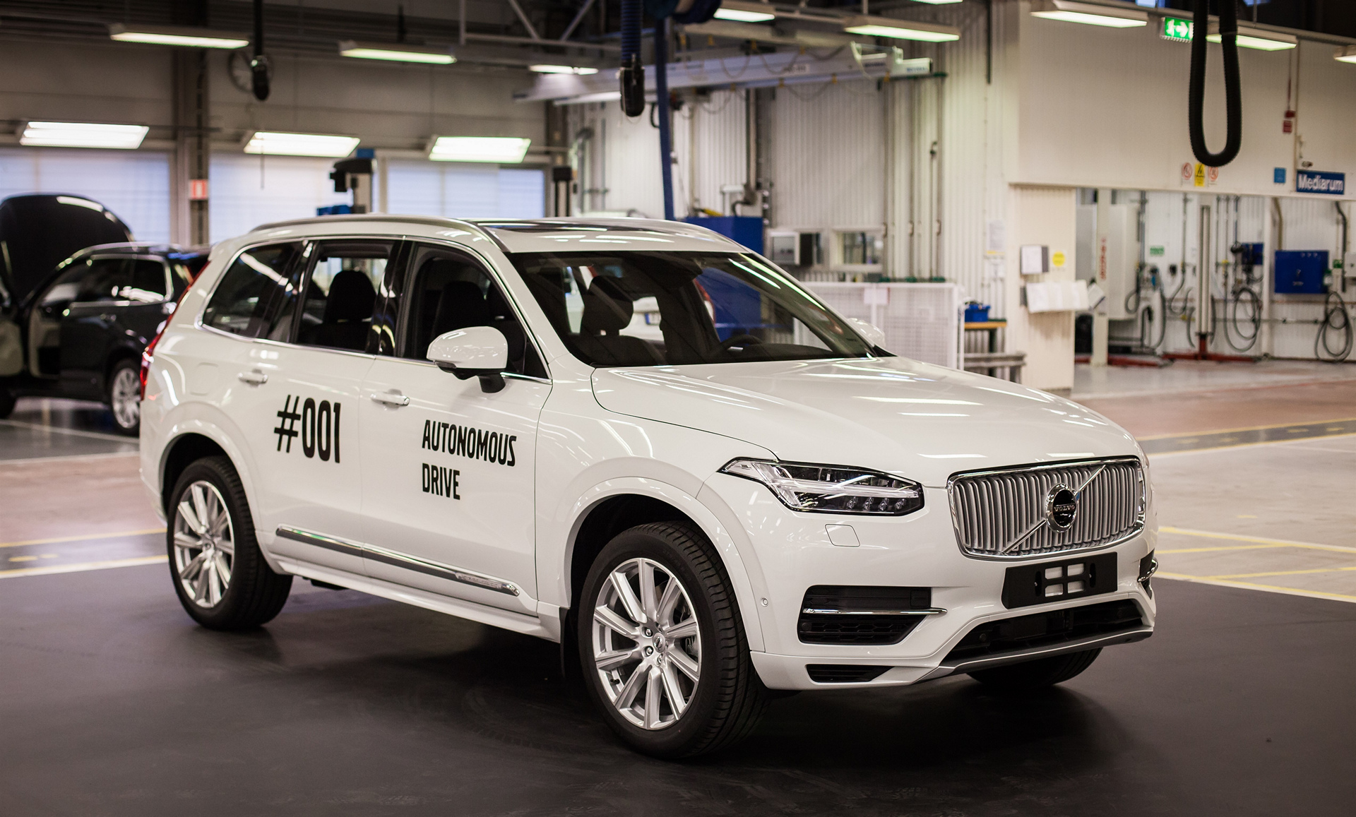 The very first autonomous XC90 that will be used in the Drive Me project in Gothenburg © Zhejiang Geely Holding Group Co., Ltd