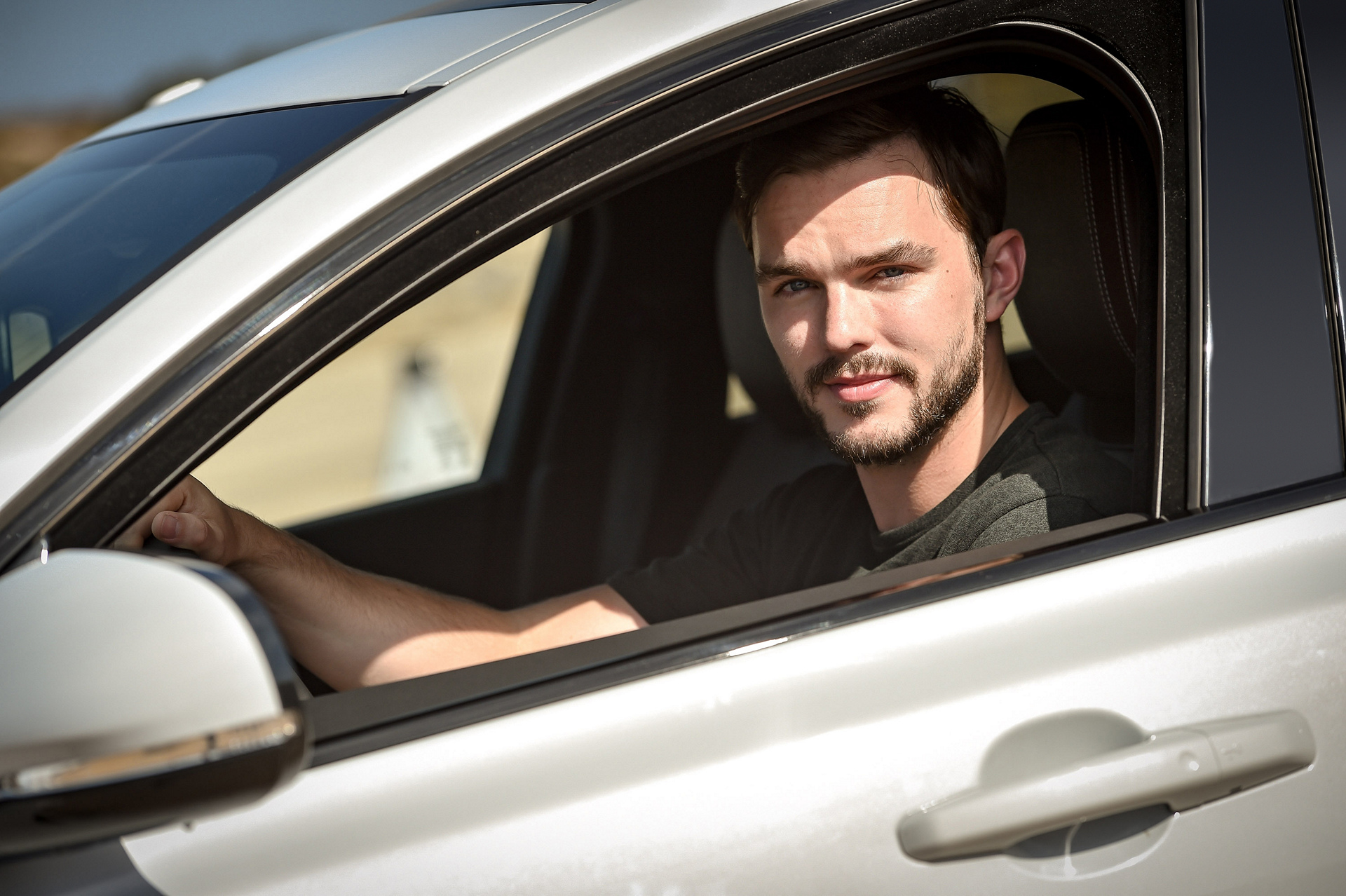 Nicholas Hoult Takes on Unique Driving Challenge in New Jaguar XF © Tata Group