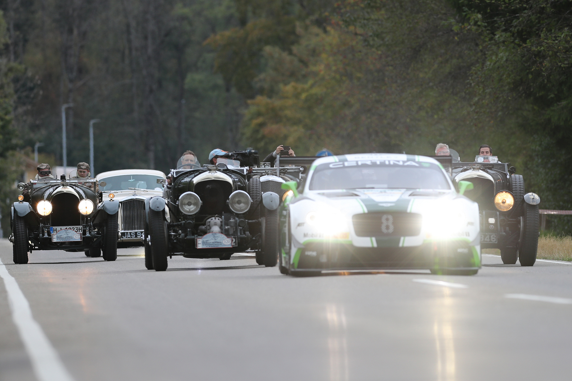 Bentley at the Jochpass Memorial and Historic-Rallye © Volkswagen AG